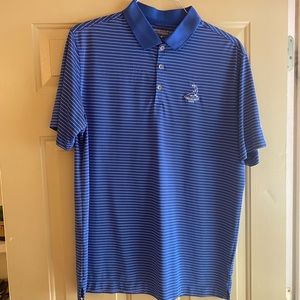 Pinehurst Nike Dri-Fit Golf Polo, Mens Large, Royal Blue, Gently Used
